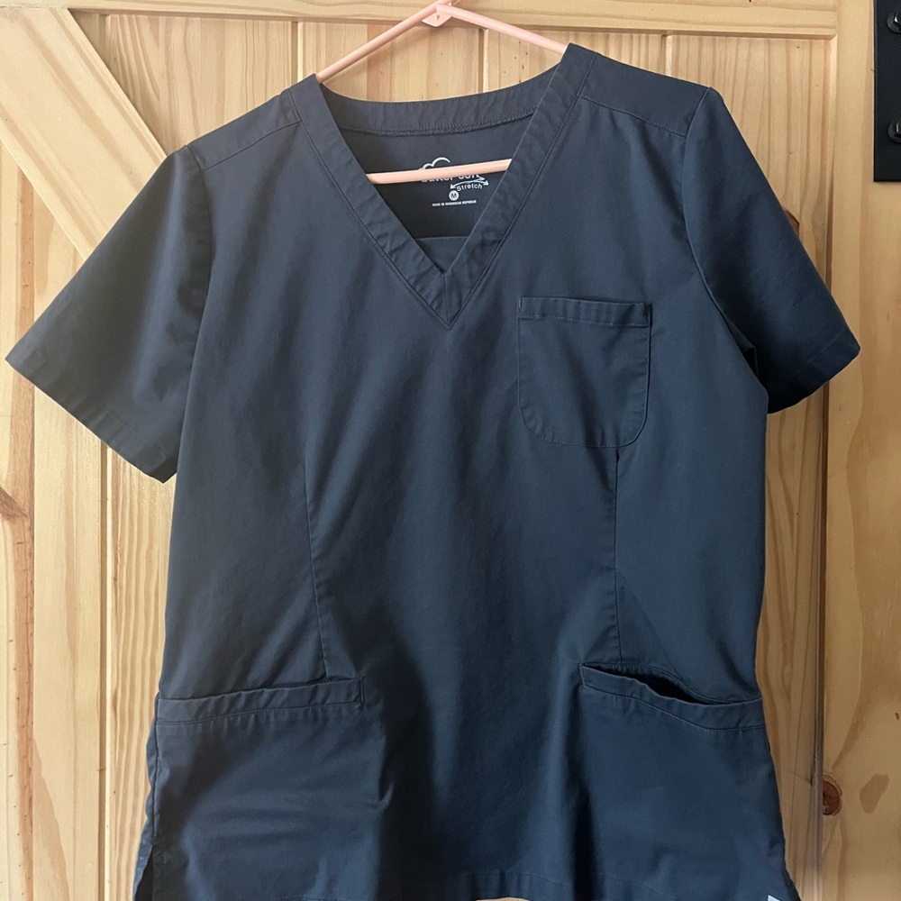 Scrub SET: Petite Cargo Jogger PEWTER